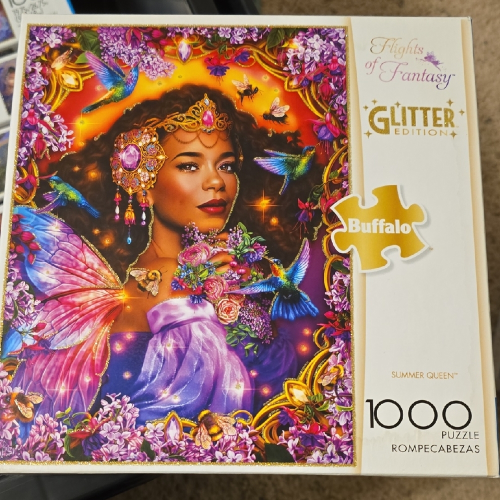 Buffalo David Bitton Glitter Edition Puzzle - Vibrant Fantasy